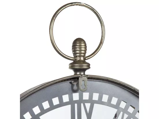 Horloge murale en métal 46x05x60h