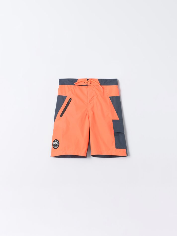 Maiô de surfista com blocos de cores - Lead