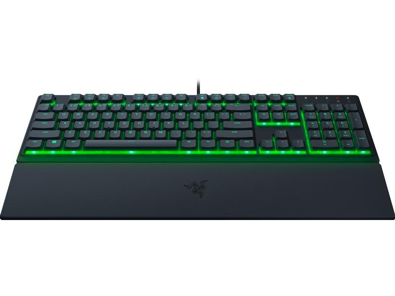 Razer Gaming-Tastatur Ornata V3 X Flache Mecha-Membran-RGB-Gaming-Tastatur mit CH-Layout