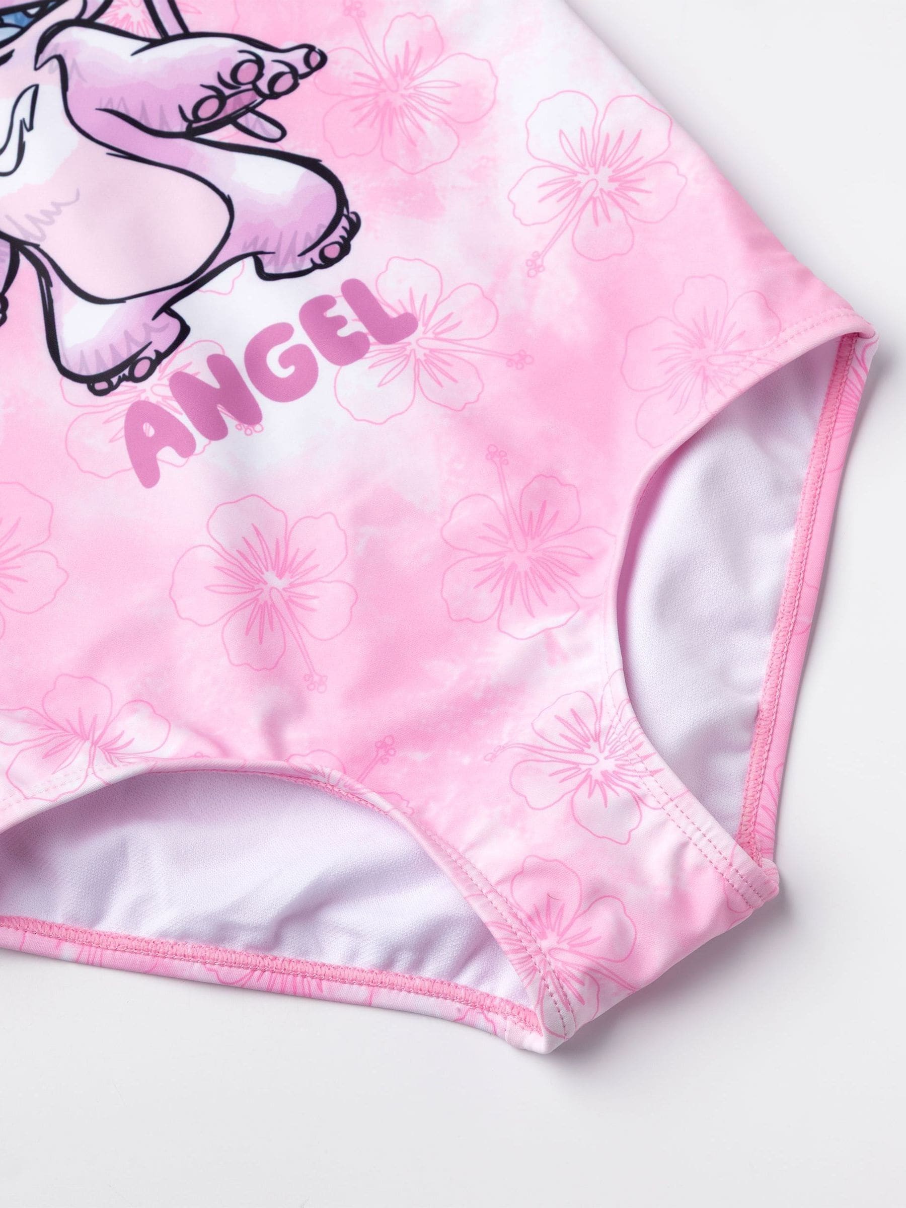 Roze - Vanilla Underground Meisjes Disney Lilo & Stitch Multicolour Stitch Zwempak