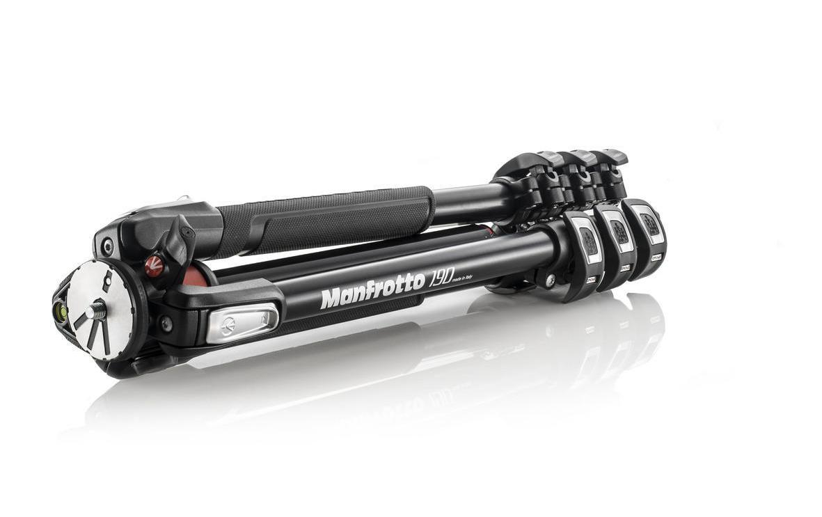 Stativ MT190XPRO4 Aluminium<br>Aluminium-Stativ mit vier Segmenten
