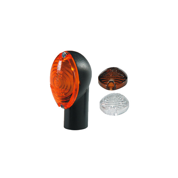 Dafy Moto - Mini Clignotants Ovale Noir
