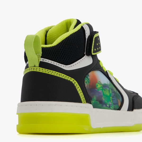 Blue Box hoge jongens sneakers met dino opdruk