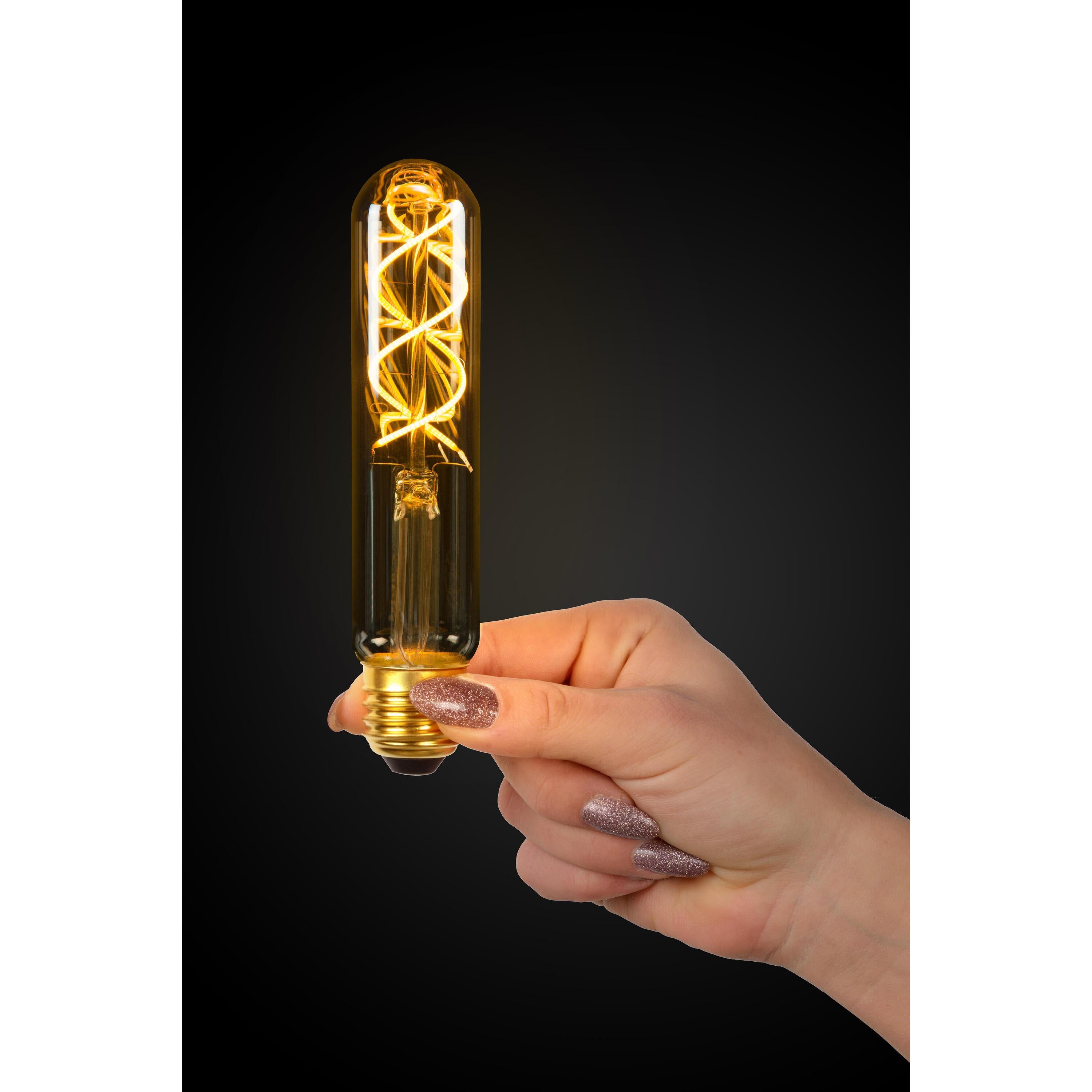 T32 LED lichtbron E27 Ã3,2 H14 5W 2200K amber dimbaar