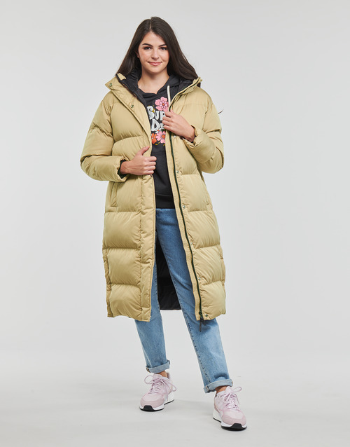 Superdry - STUDIOS LONGLINE DUVET COAT - Shaker Beige