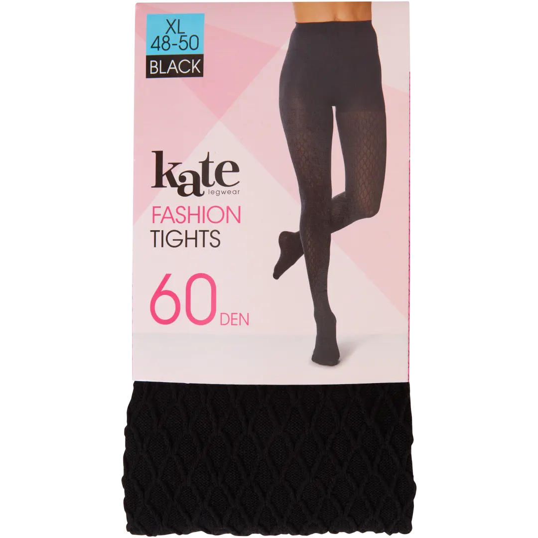 Kate Legwear fashion panty 60 denier Maten 36 - 50