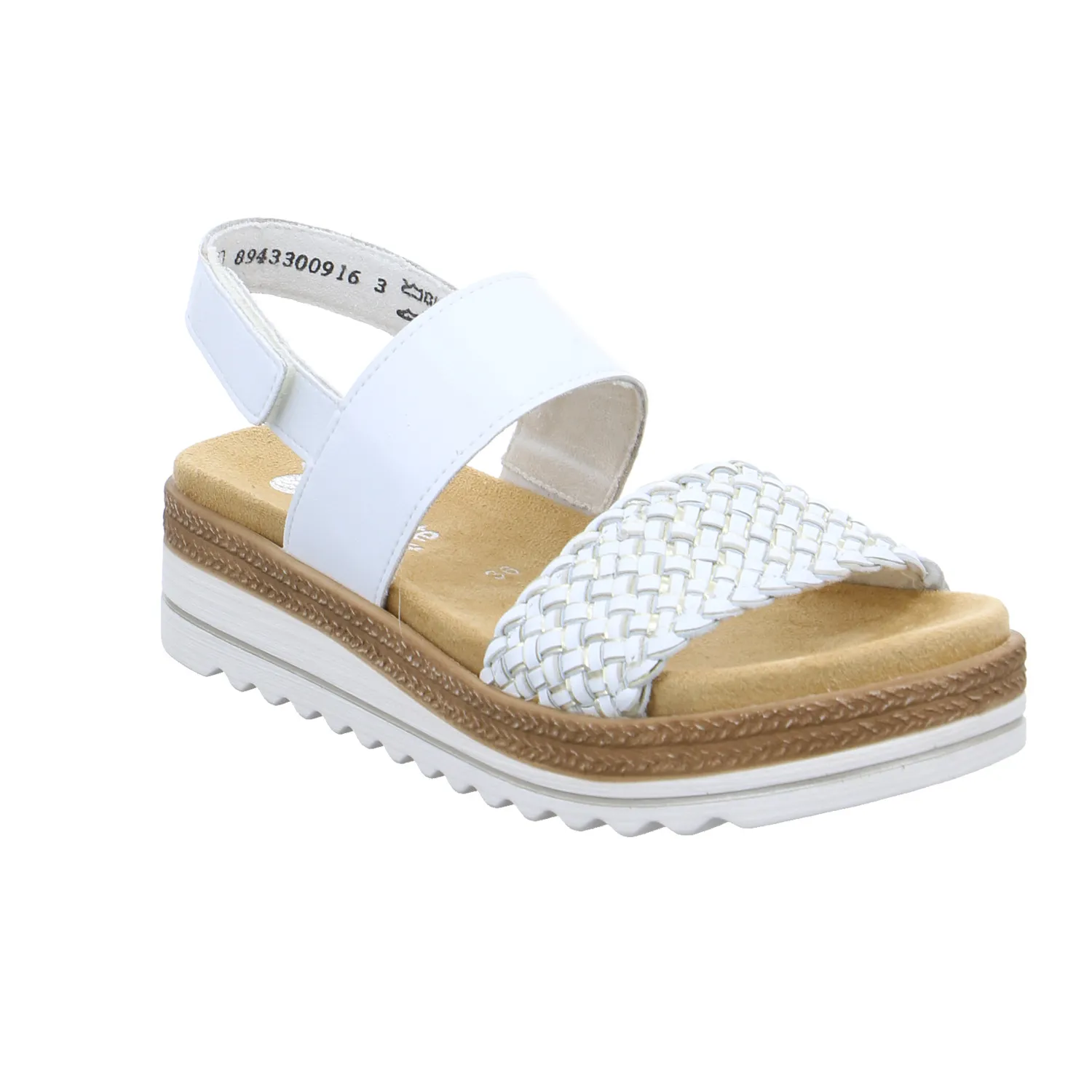 REMONTE Sandalette Weiss Leder