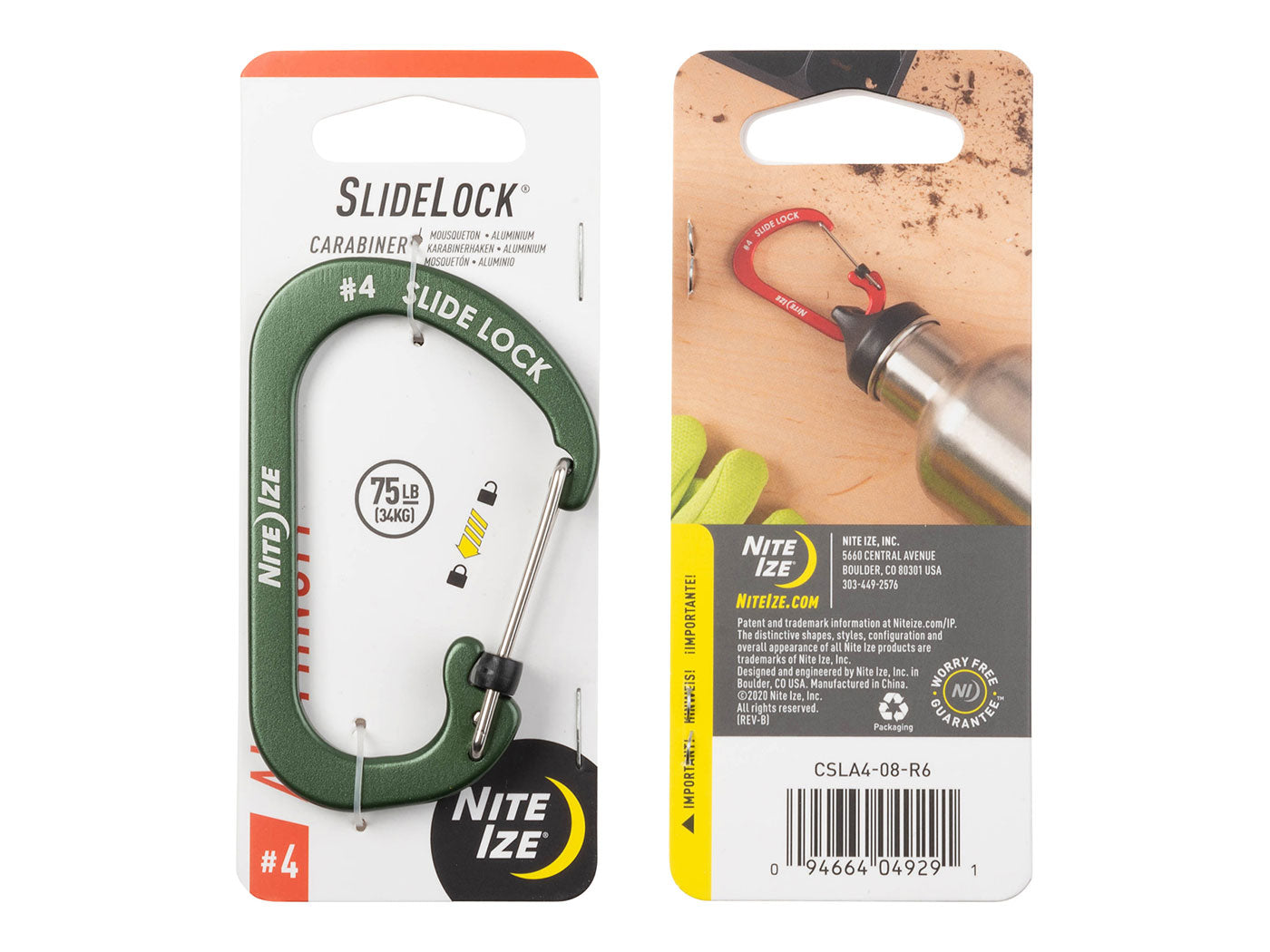 Nite Ize Karabijnhaak Slidelock Aluminium  #4