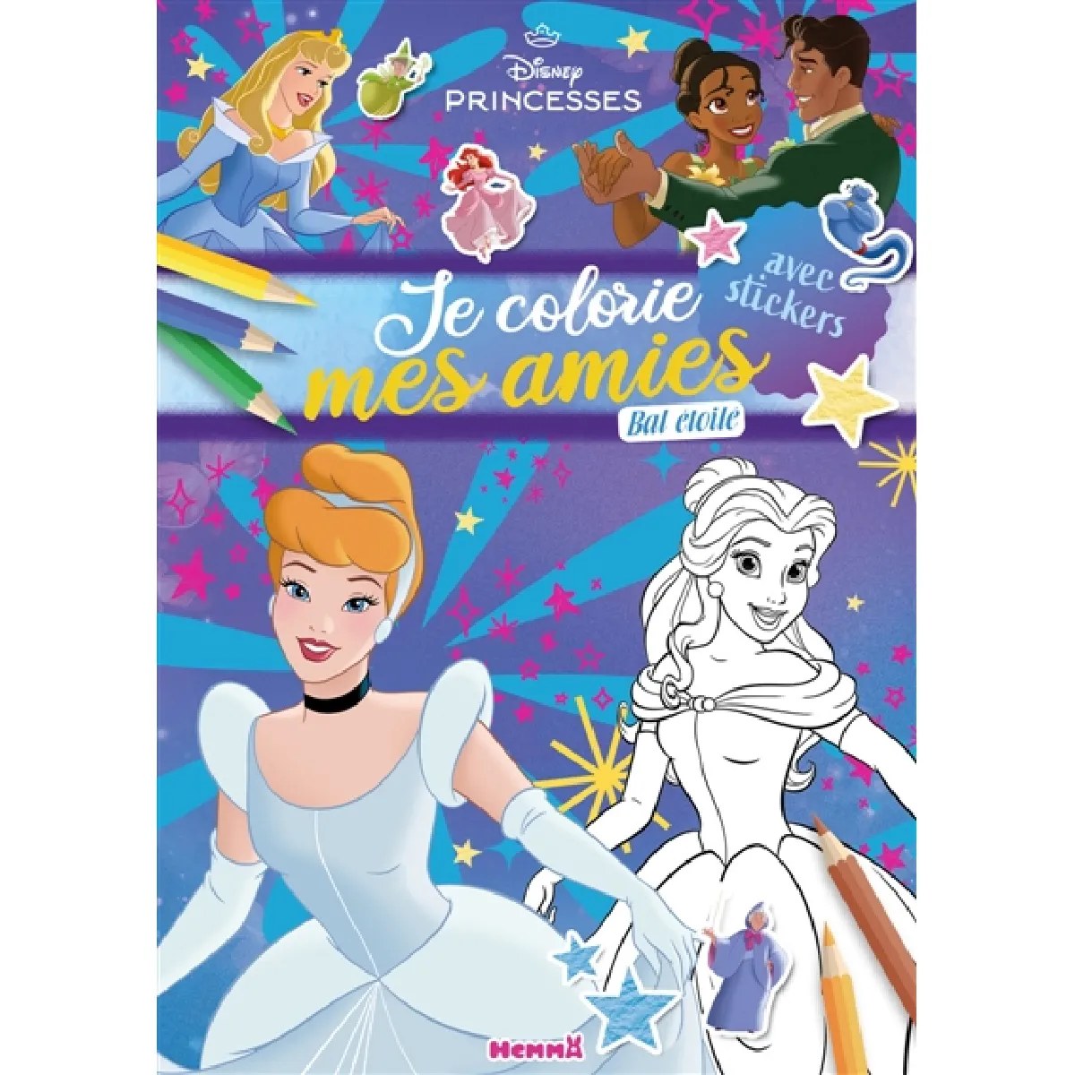 Disney Princesses : Je colorie mes amies : Bal étoilé