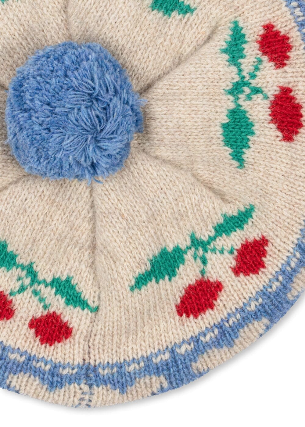 Konges Sløjd Belou Knit Beret cherry stripe