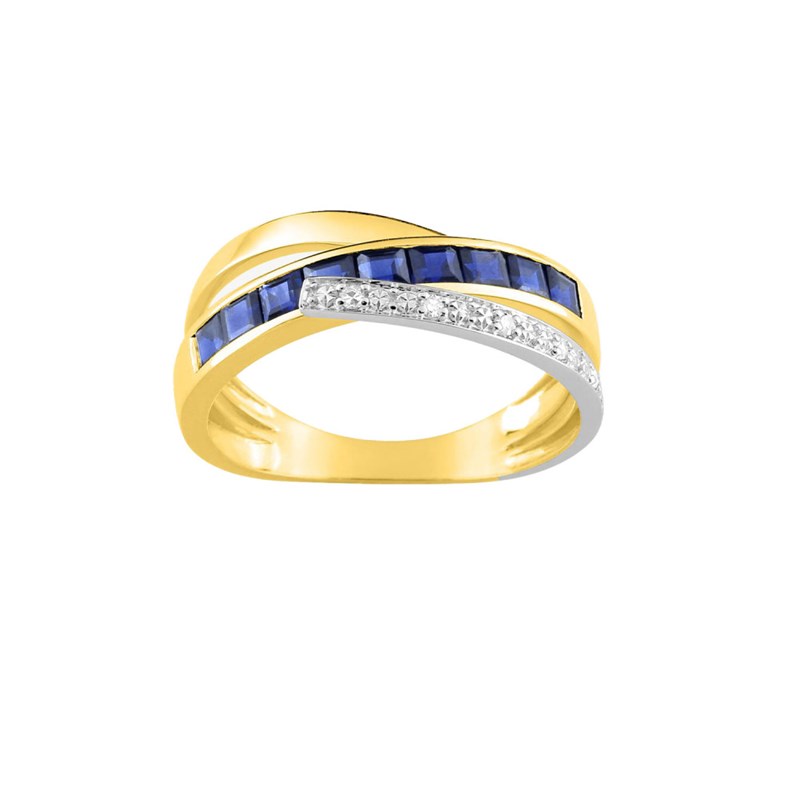 Bague femme - Saphir - Or 18 Carats