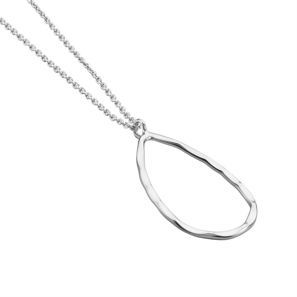Collier Argent Blanc Camulos