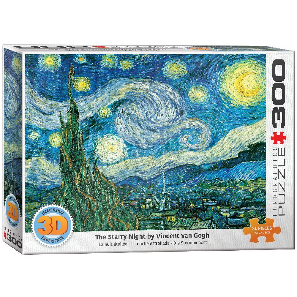 3D - Sternennacht von Vincent van Gogh (Puzzle)