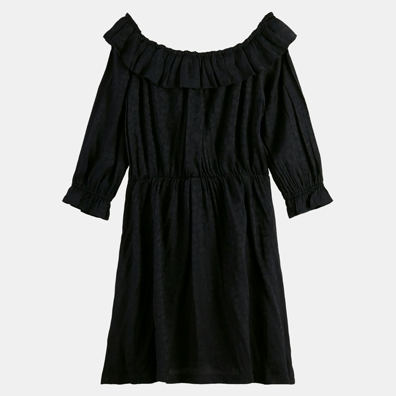 Scotch & Soda Robe courte fluide imprimée bleu nuit/noir