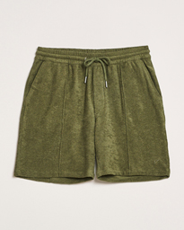 Stenströms Terry Slub Cotton Shorts White