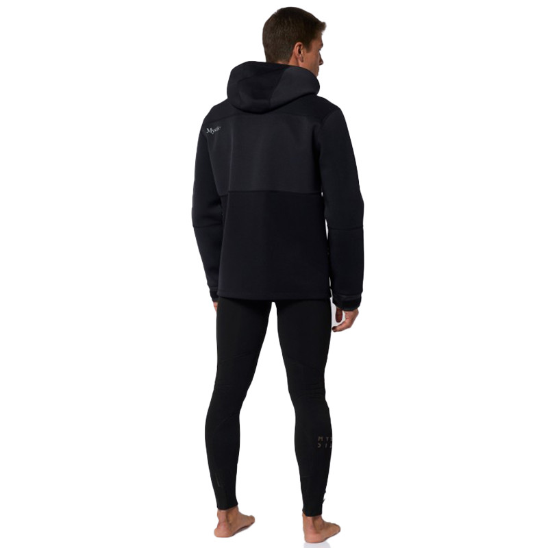 VESTE NEOPRENE MYSTIC FULMAR 3/2MM CAPUCHE BLACK