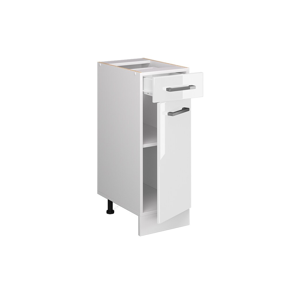Vicco Schubunterschrank Küchenschrank Küchenzeile R-Line 30 cm Weiß Tür Schublade Arbeitsplatte