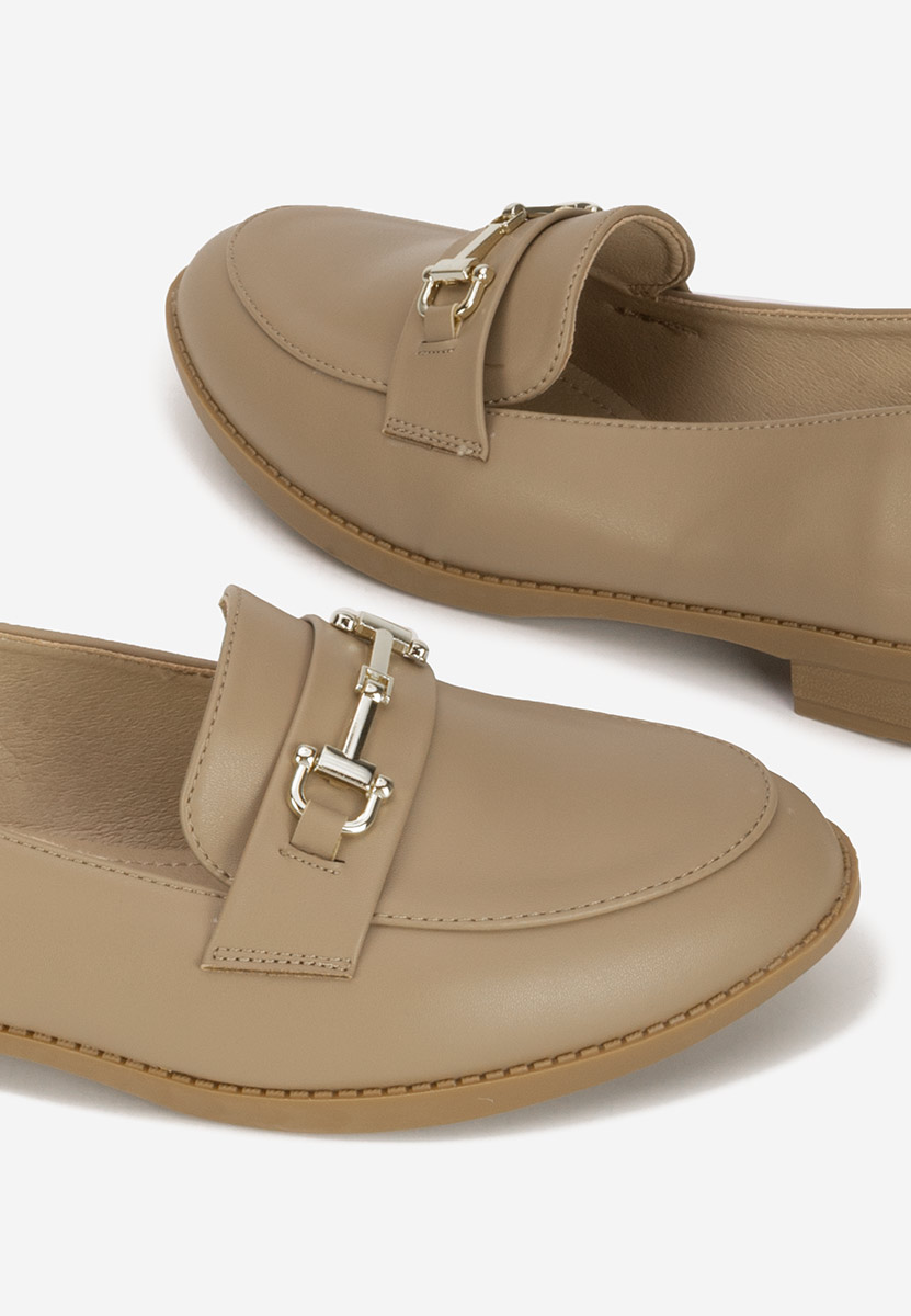Mocassins femme kaki Xeniana