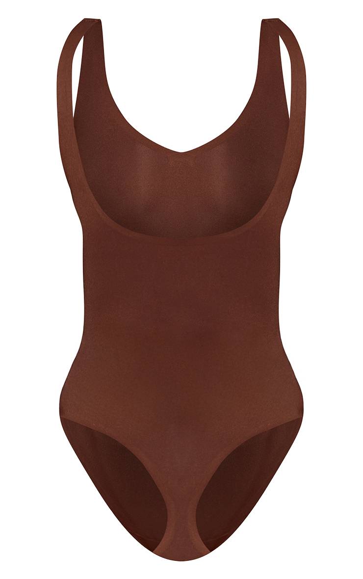 Café Body Sans Coutures À Encolure Arrondie