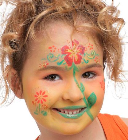 Grim Tout Schablone für Kinderschminke - Blumen