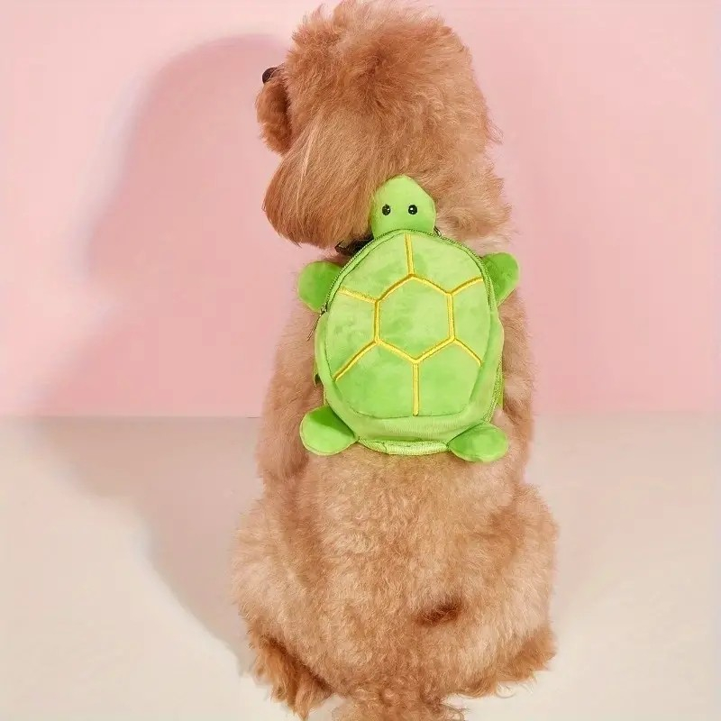 (14x20cm) Süsser Hunde Rucksack Haustier Tasche mit Reissverschluss - Schildkröte