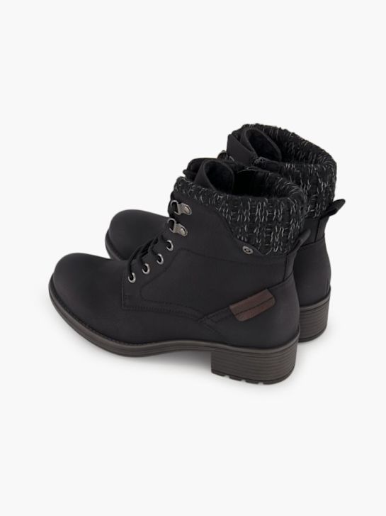 Graceland Schnür-Stiefelette Schwarz