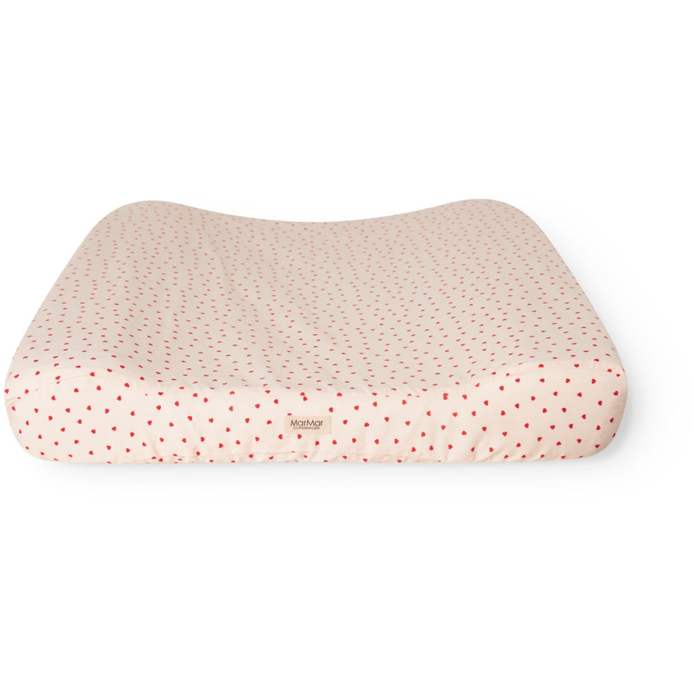 Køb MarMar Cotton Percale Home Happy Hearts Changing Cushion Cover
