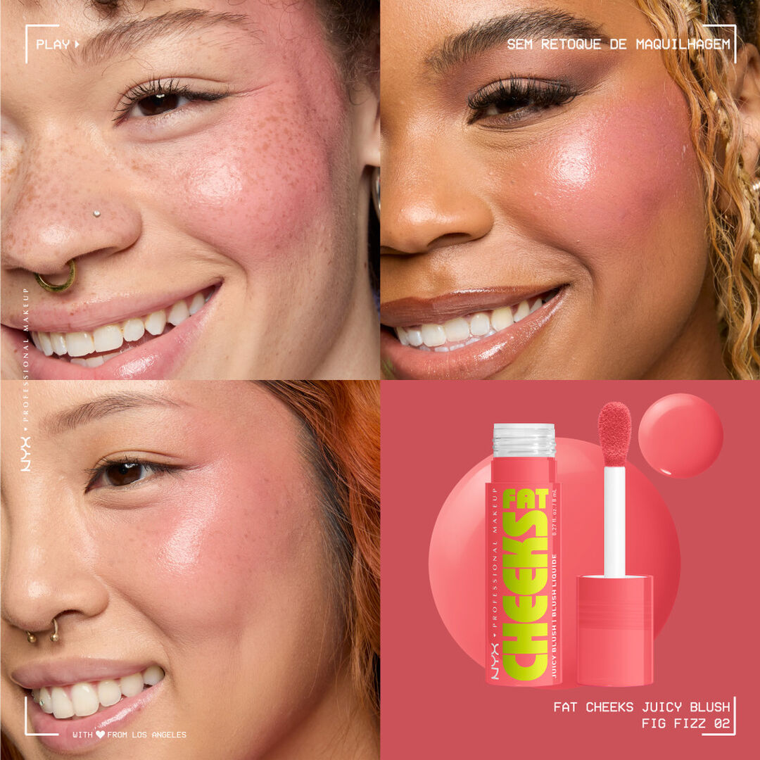 NYX Professional Makeup  Fat Cheeks - Blush Liquido