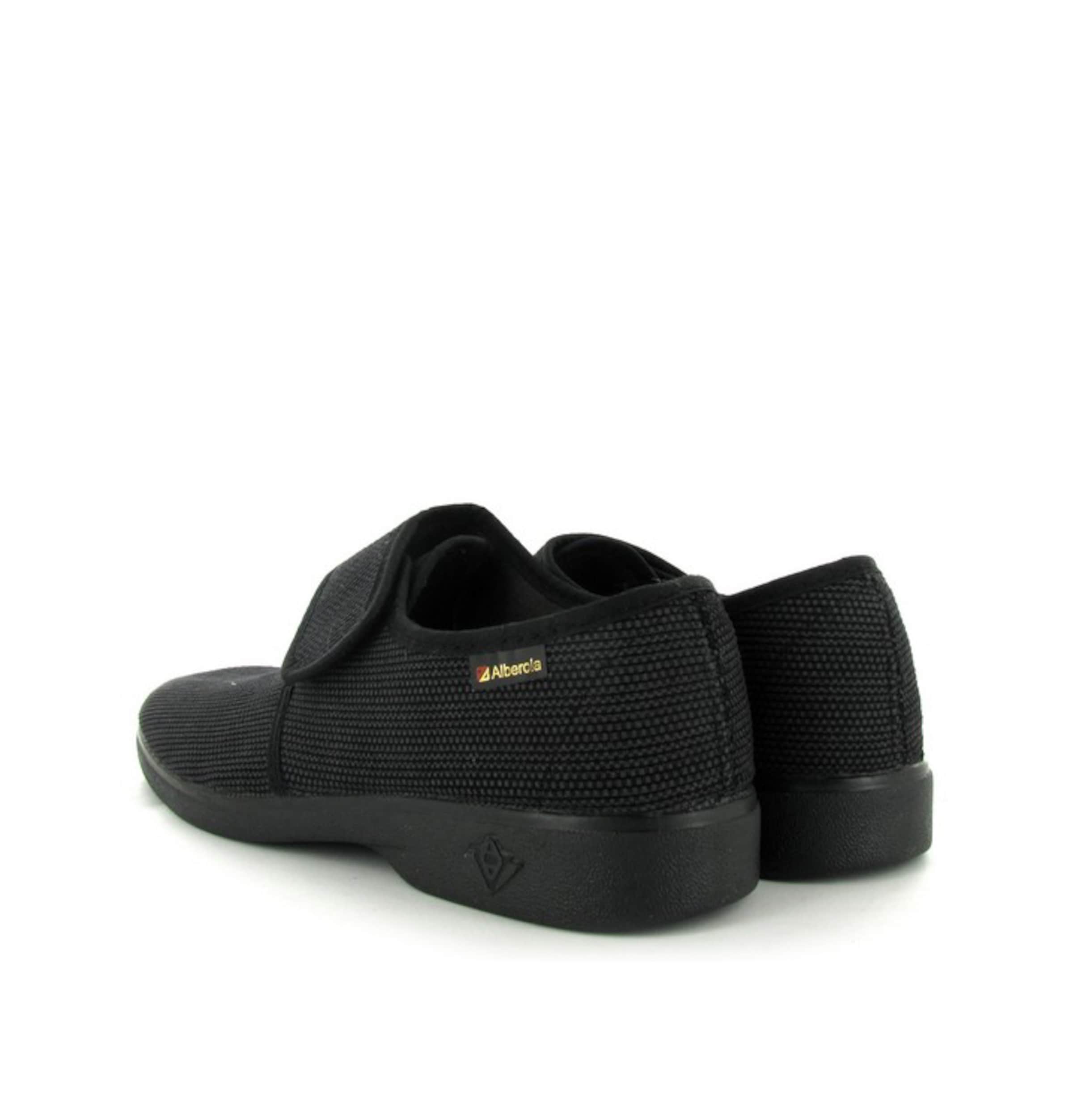 Seelen Alberola T5892 heren pantoffels zwart