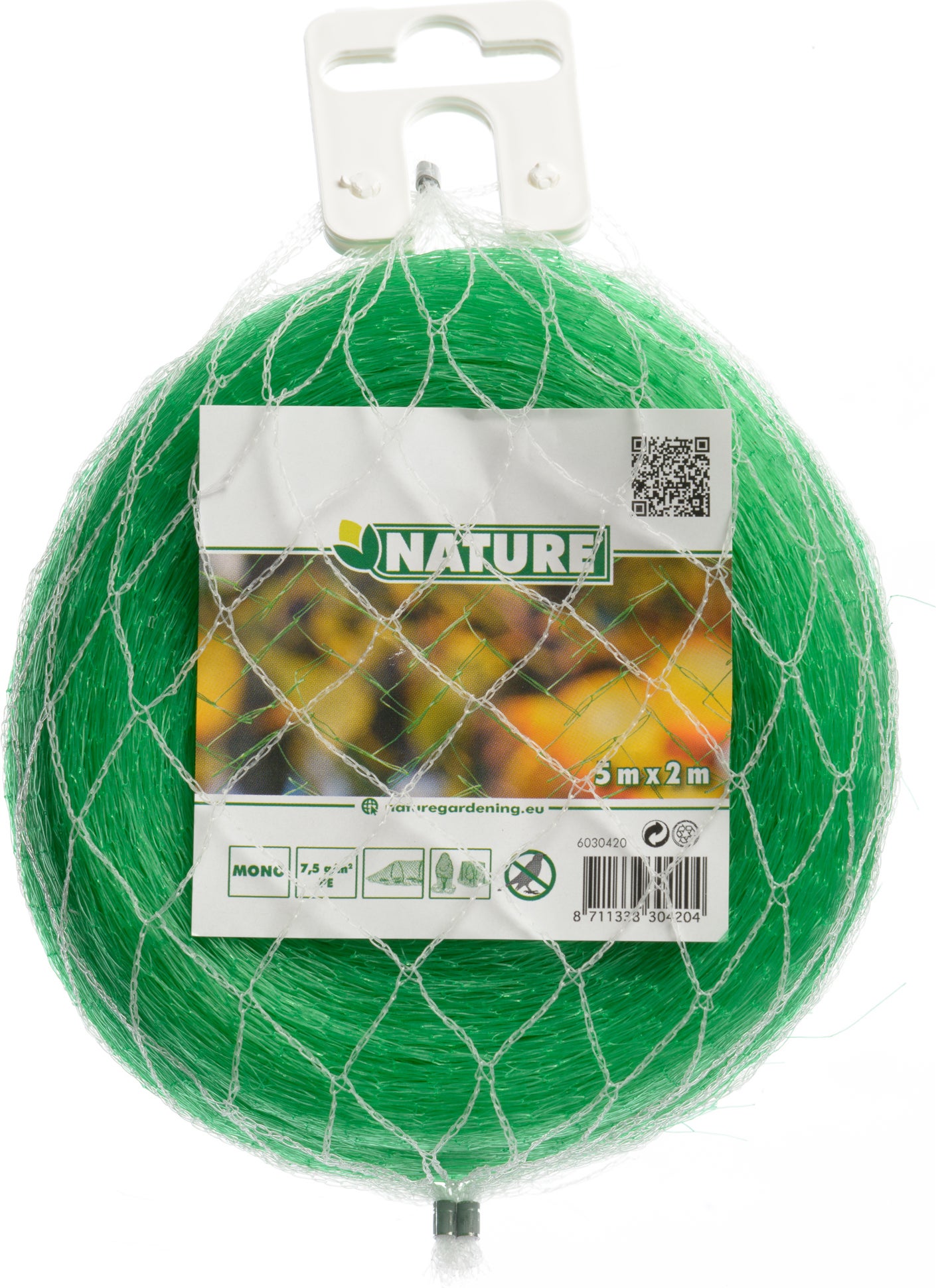 Nature tuinnet Mono maaswijdte 6x6mm 5 x 4m groen