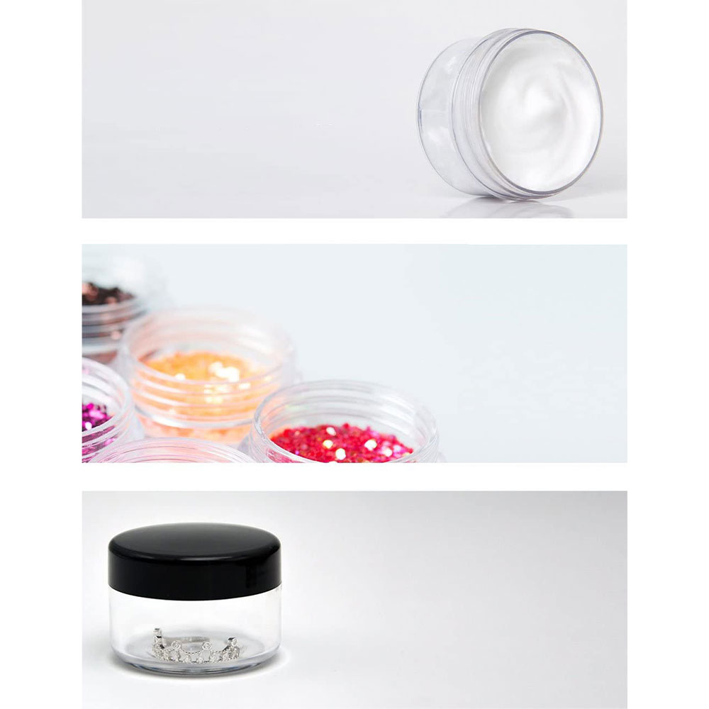 (Ø38mm) 10ml Befüllbarer Kosmetik Behälter Reise Döschen Organizer - Transparent