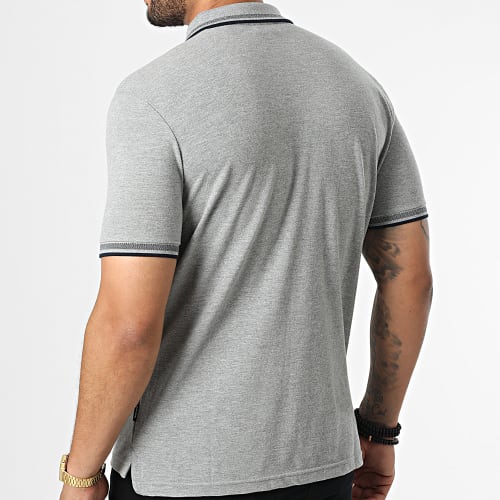 Polo Manches Courtes Rayoc Gris Chiné