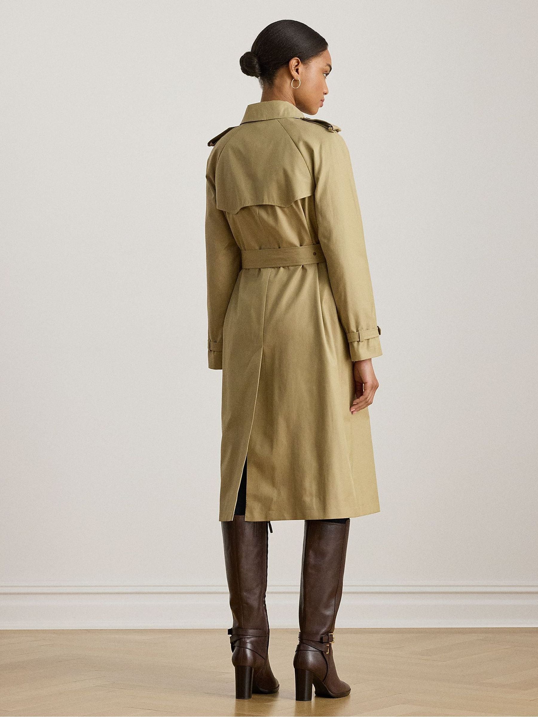 Lauren Ralph Lauren - Double-breasted trenchcoat met strikceintuur