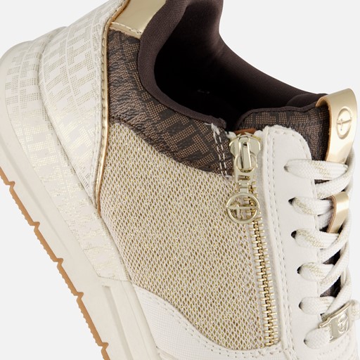 Tamaris Essential Sneakers beige Textiel