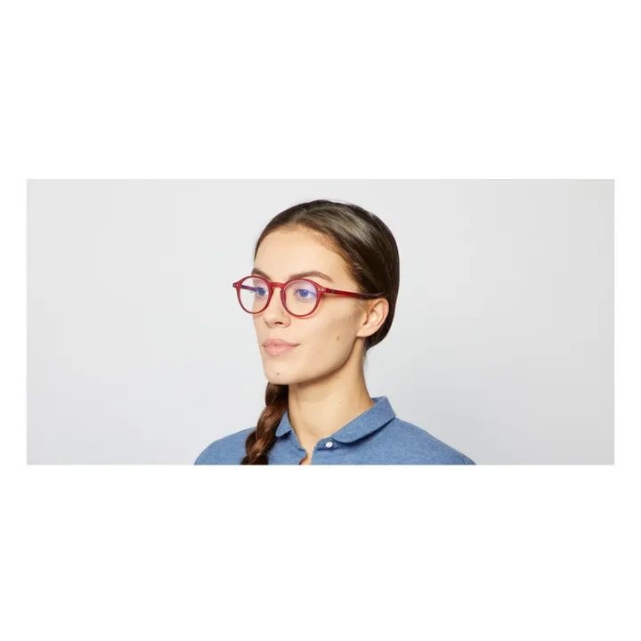 IZIPIZI Lunettes pour Ecrans #D - Collection Adulte | Rouge