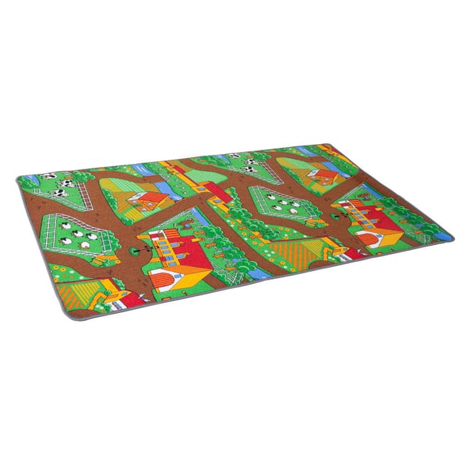 Spielteppich City/Farm - Maße: ca. 100 x 165 cm