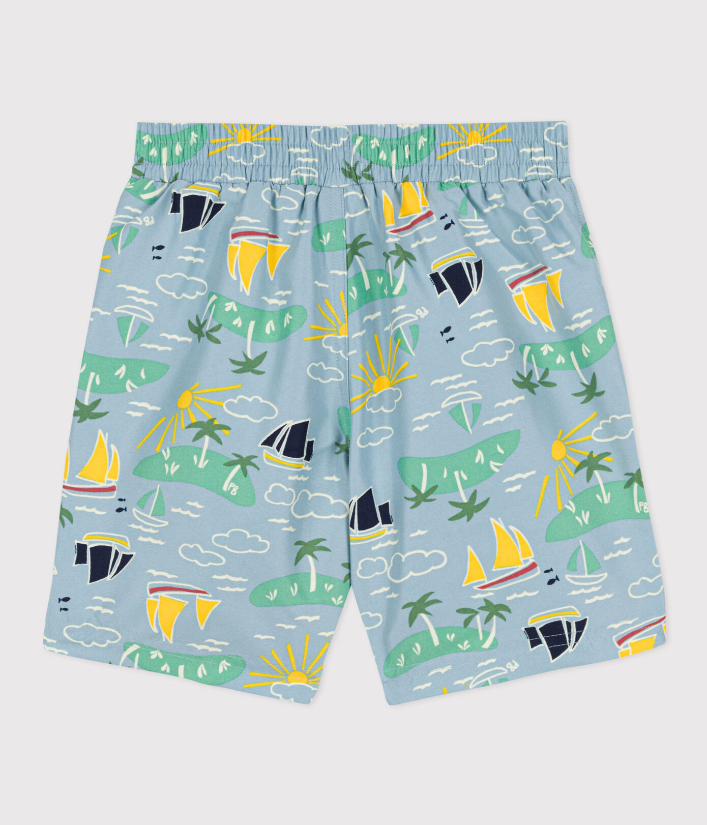 Short de bain recyclé imprimé enfant garçon