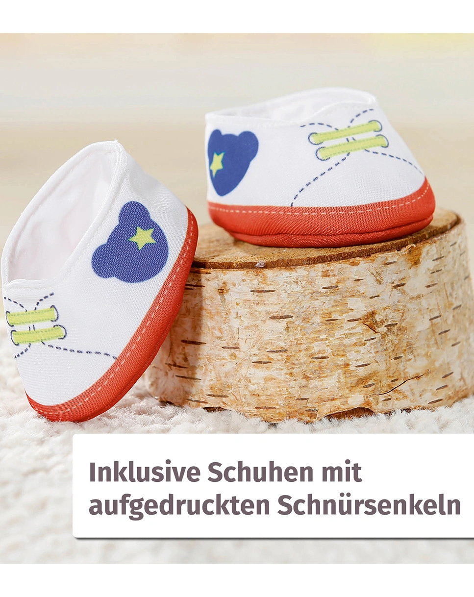 BABY born® Puppenkleidung BÄRENANZUG in braun/blau