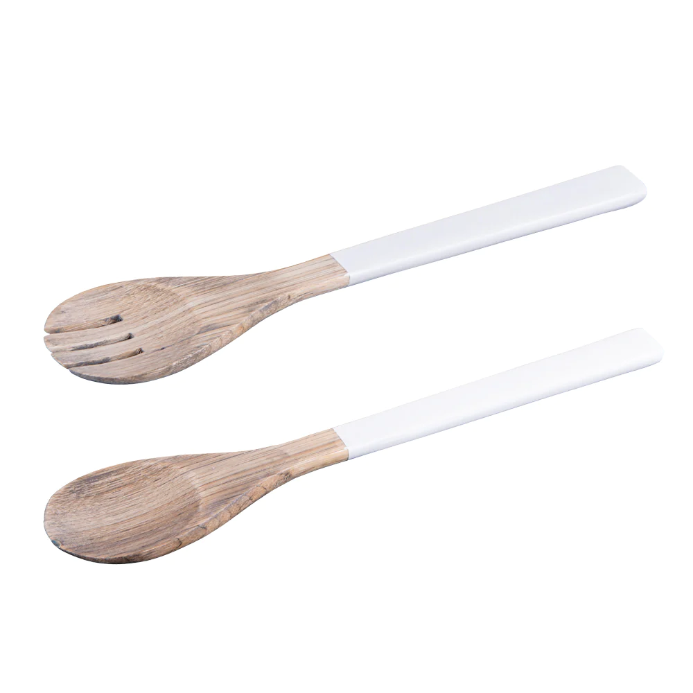 Couvert à salade blanc mat 27,5 cm Table passion