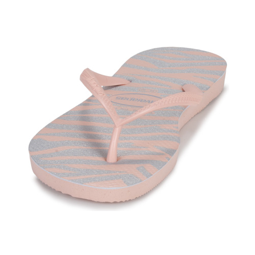 Havaianas - SLIM ANIMALS GLITTER - Rose