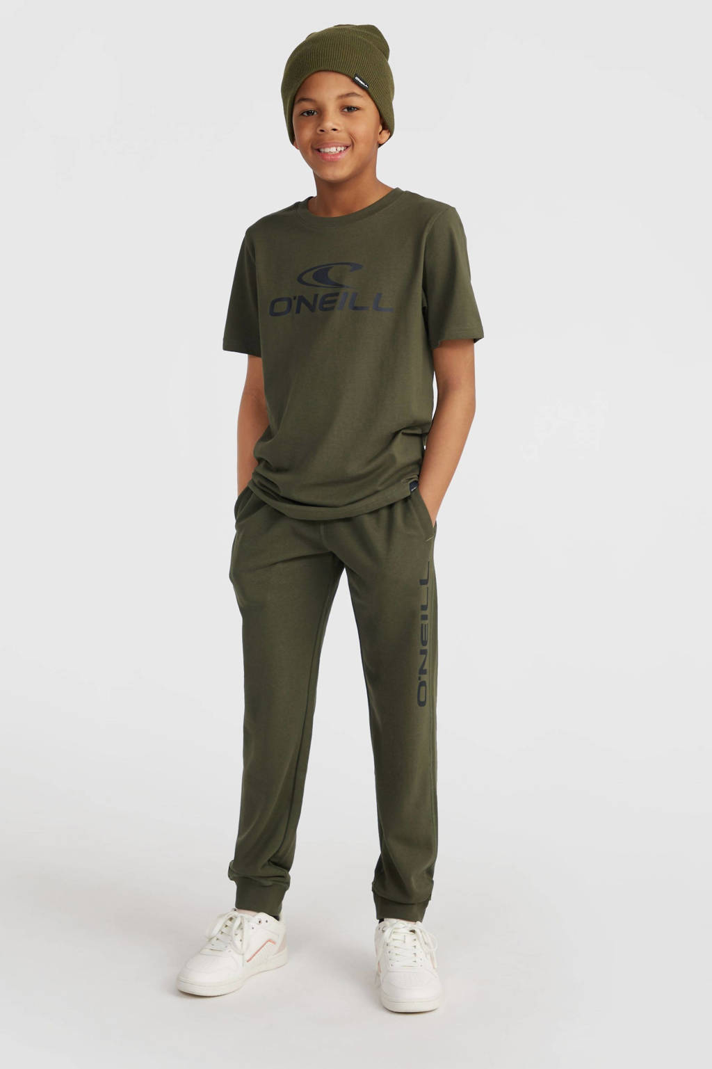 O'Neill T-shirt met logo groen