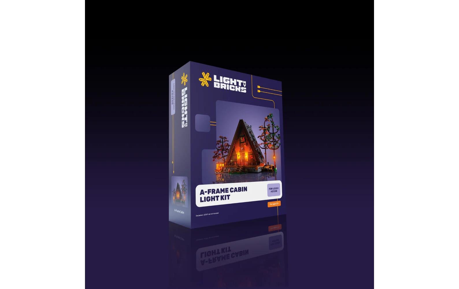 LED-Licht-Set für LEGO® Finnhütte 21338Light-Kit
