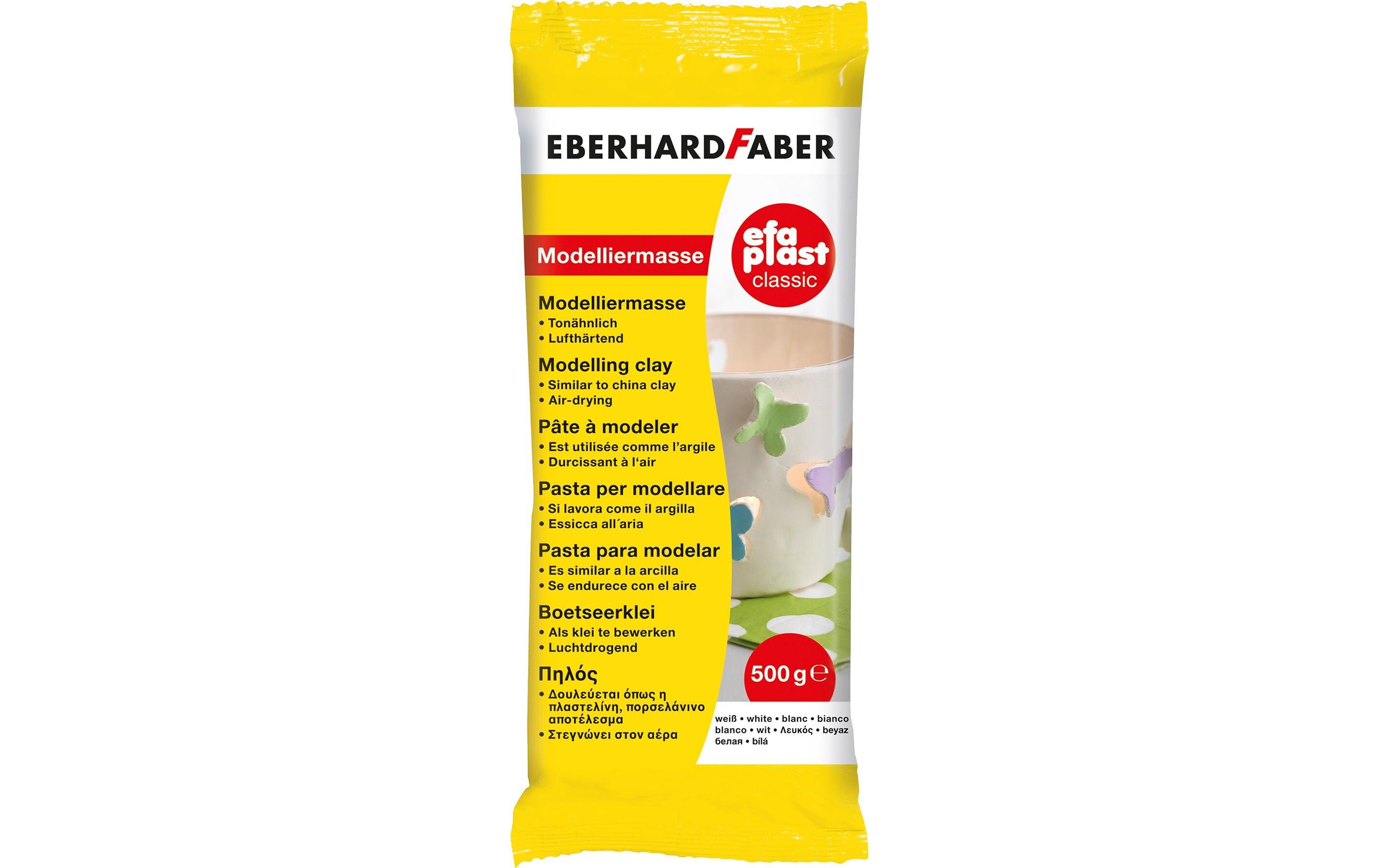 Modelliermasse Efa Plast Classic 500 g, WeissLufttrocknende Knete