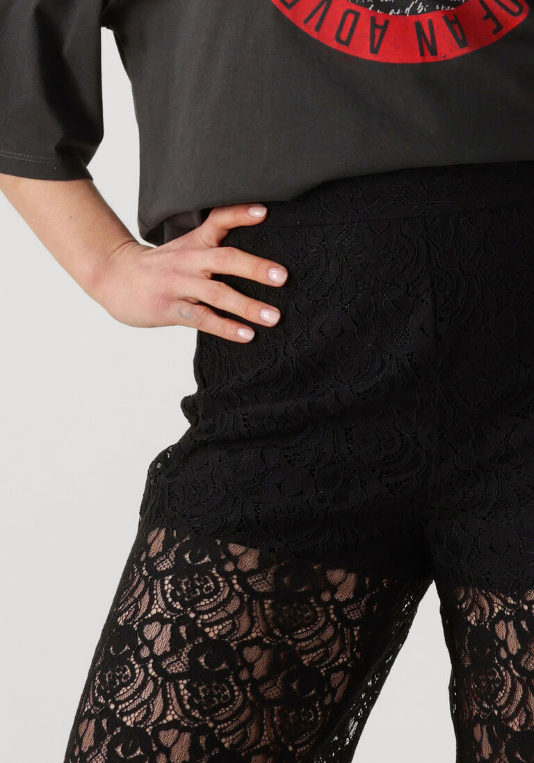 zwarte co'couture pantalon leroycc lace ll pant
