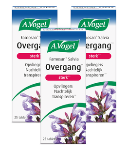 A.Vogel Famosan Salvia Overgang Sterk** Tabletten Multiverpakking 3x25ST