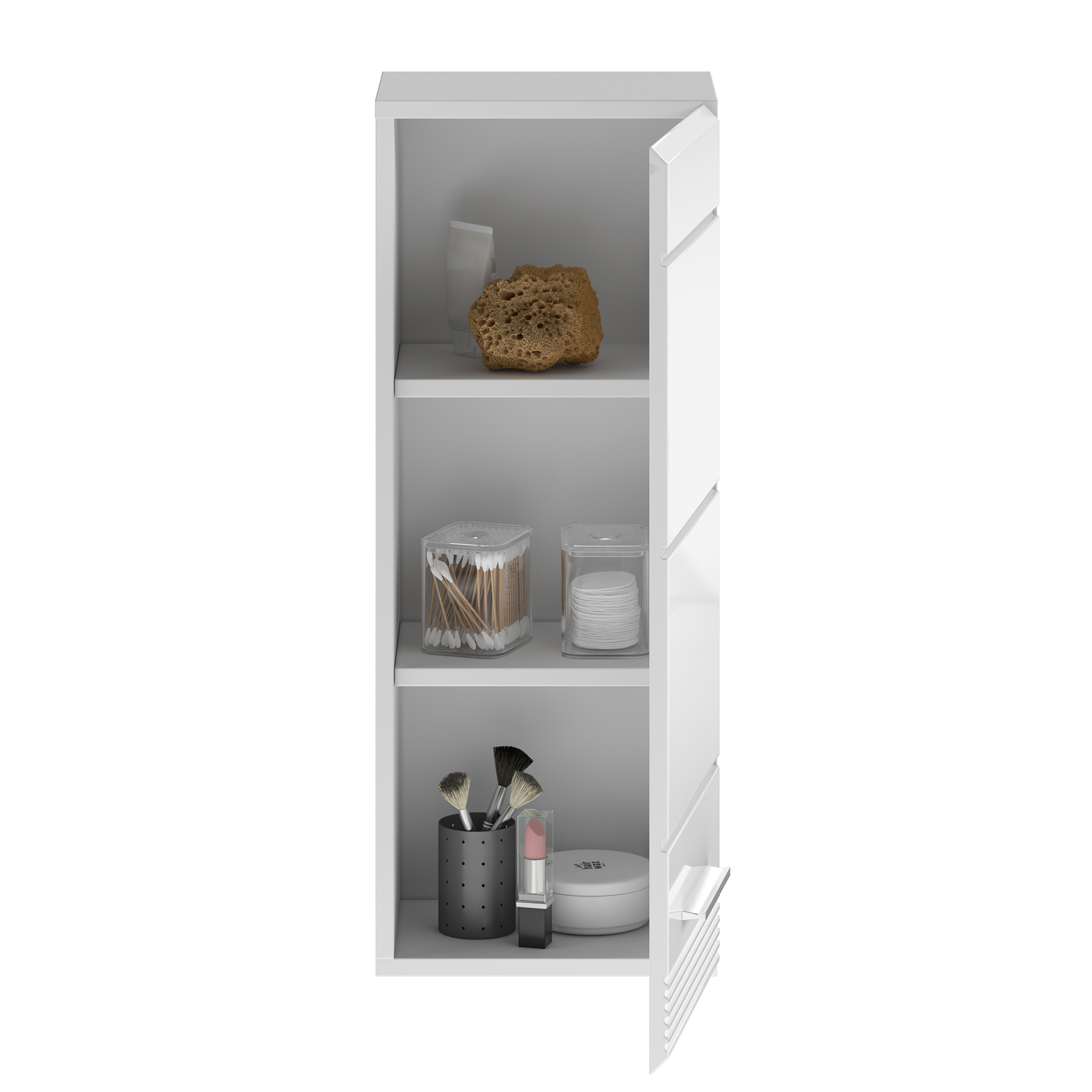 Hängeschrank LINUS - weiß Hochglanz - 30 cm