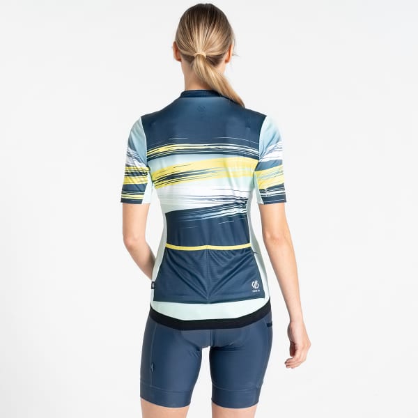 Maillot vélo DARE 2B AEP STIMULUS JERSEY MINT GREEN PAINT PRINT