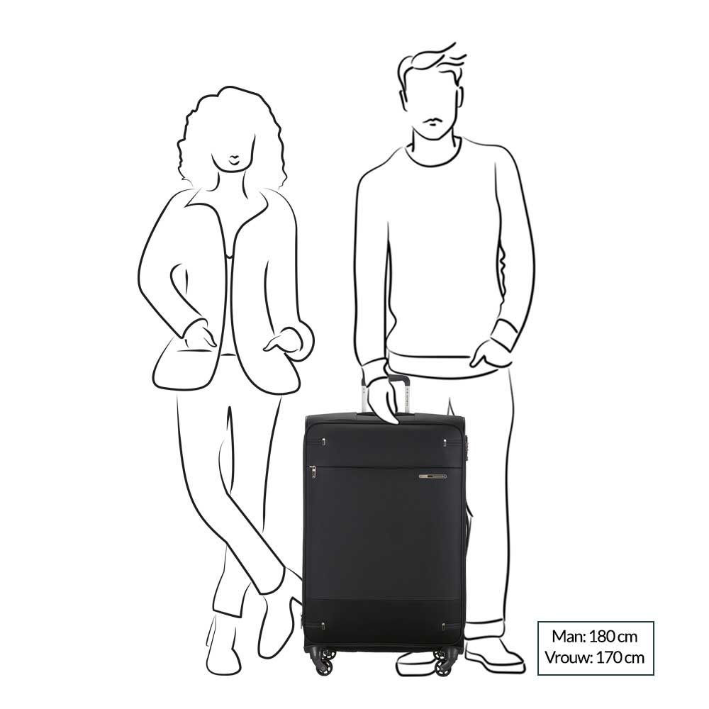 Samsonite Base Boost Spinner 78 Expandable black
