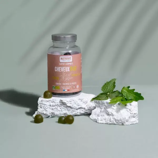 Nutrivie Super Gummies Cheveux – 60 gummies