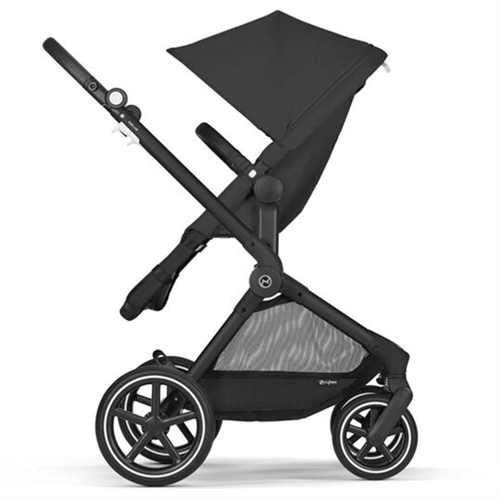 Køb Cybex Eos Lux 2-i-1 Klapvogn Moon Black